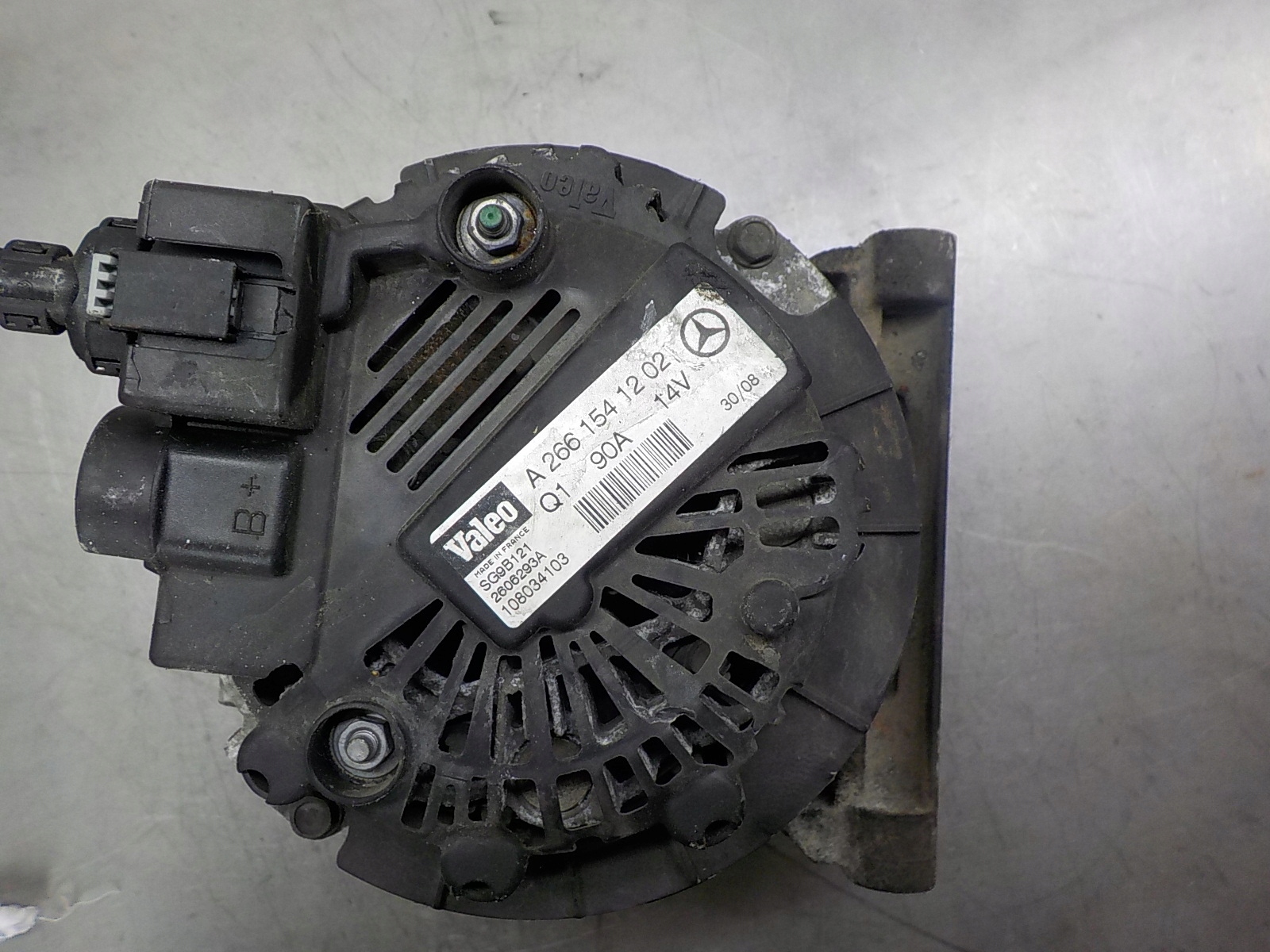 MERCEDES W169 1.5 ALTERNATOR A2661541202