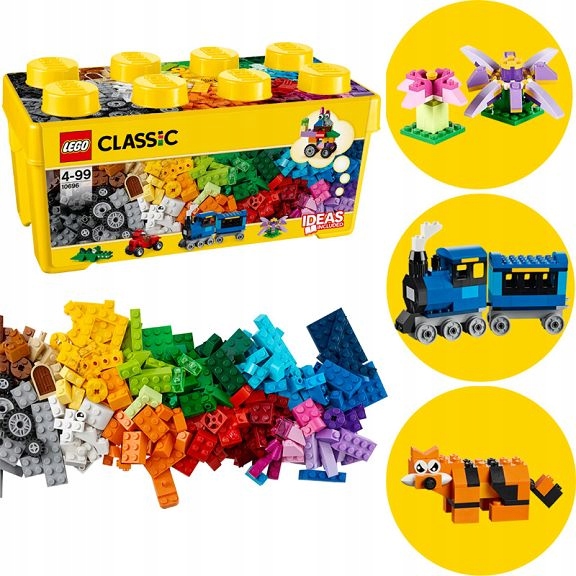 Lego Classic Kreativní stavebnice Lego střední krabička 10696
