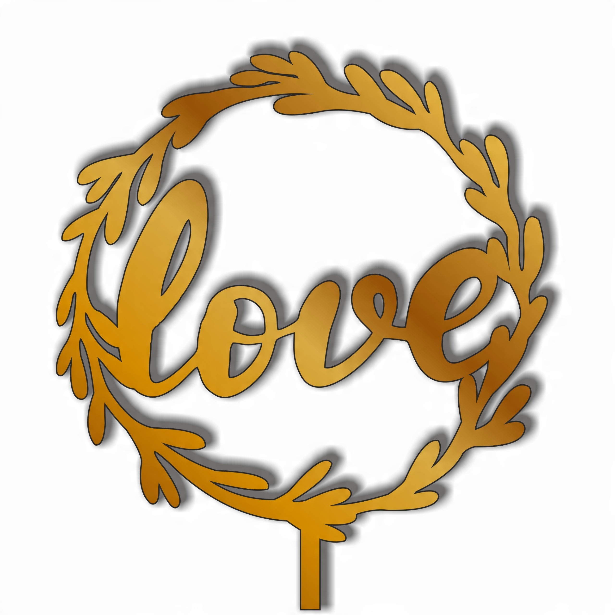

Topper dekoracja tort I Love You Miłość 24