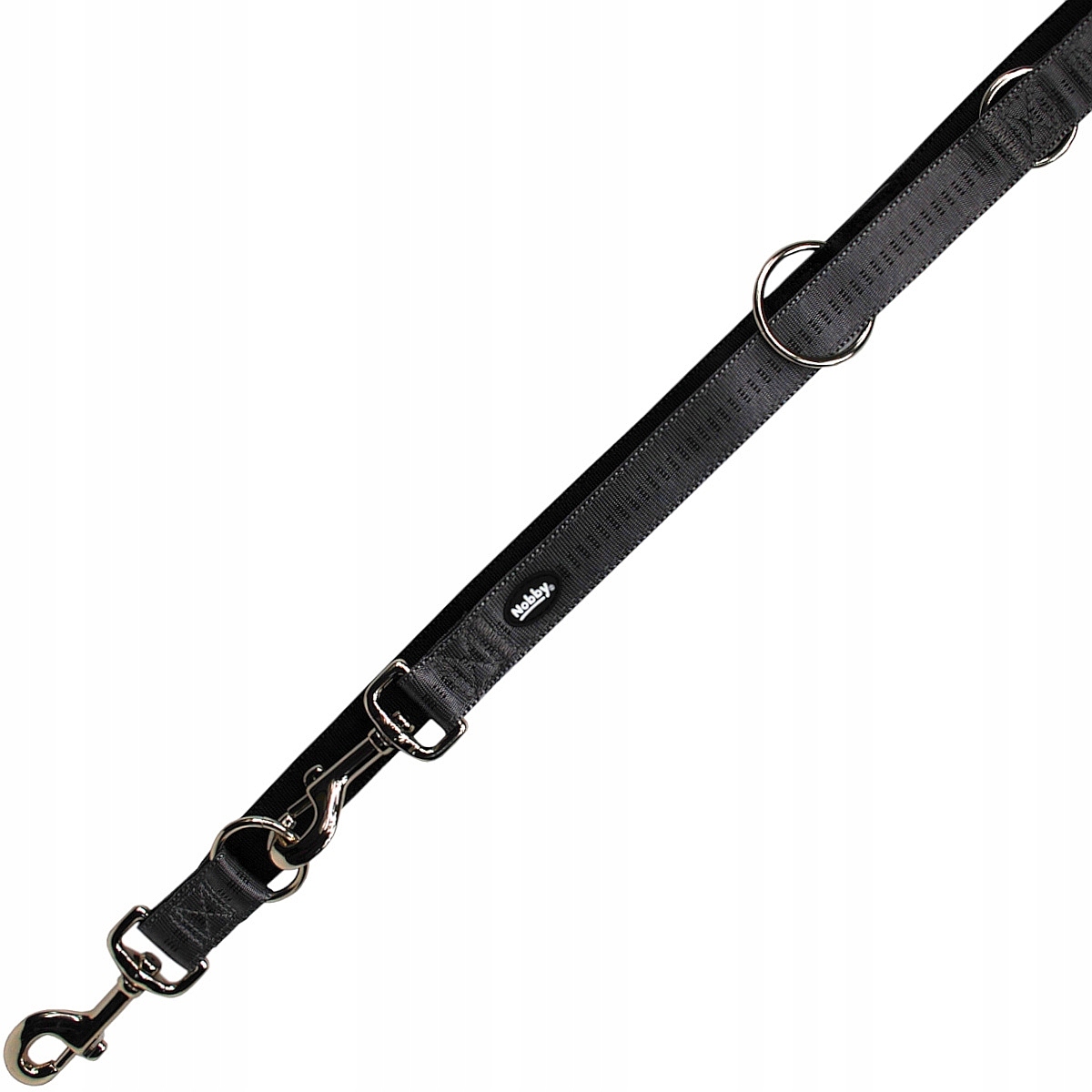 Levně Nobby Soft Grip Vodítko Reg M-L Černá 20mm/200cm