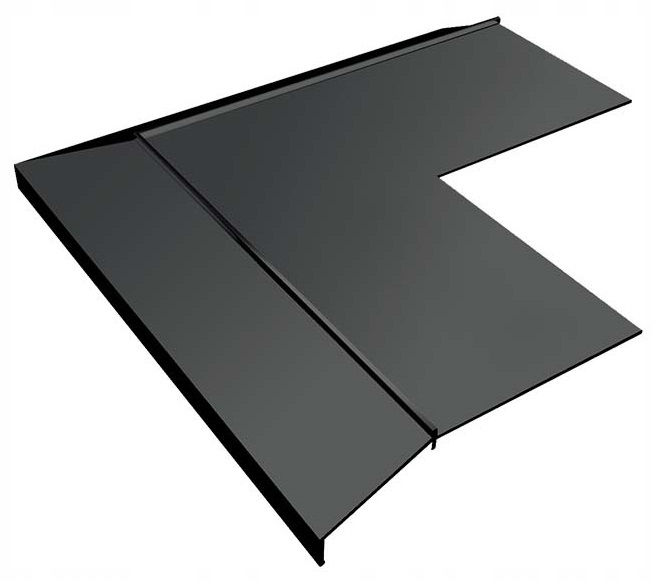 Narożnik zewnętrzny 90 stopni do systemu Renoplast K10 Grafit