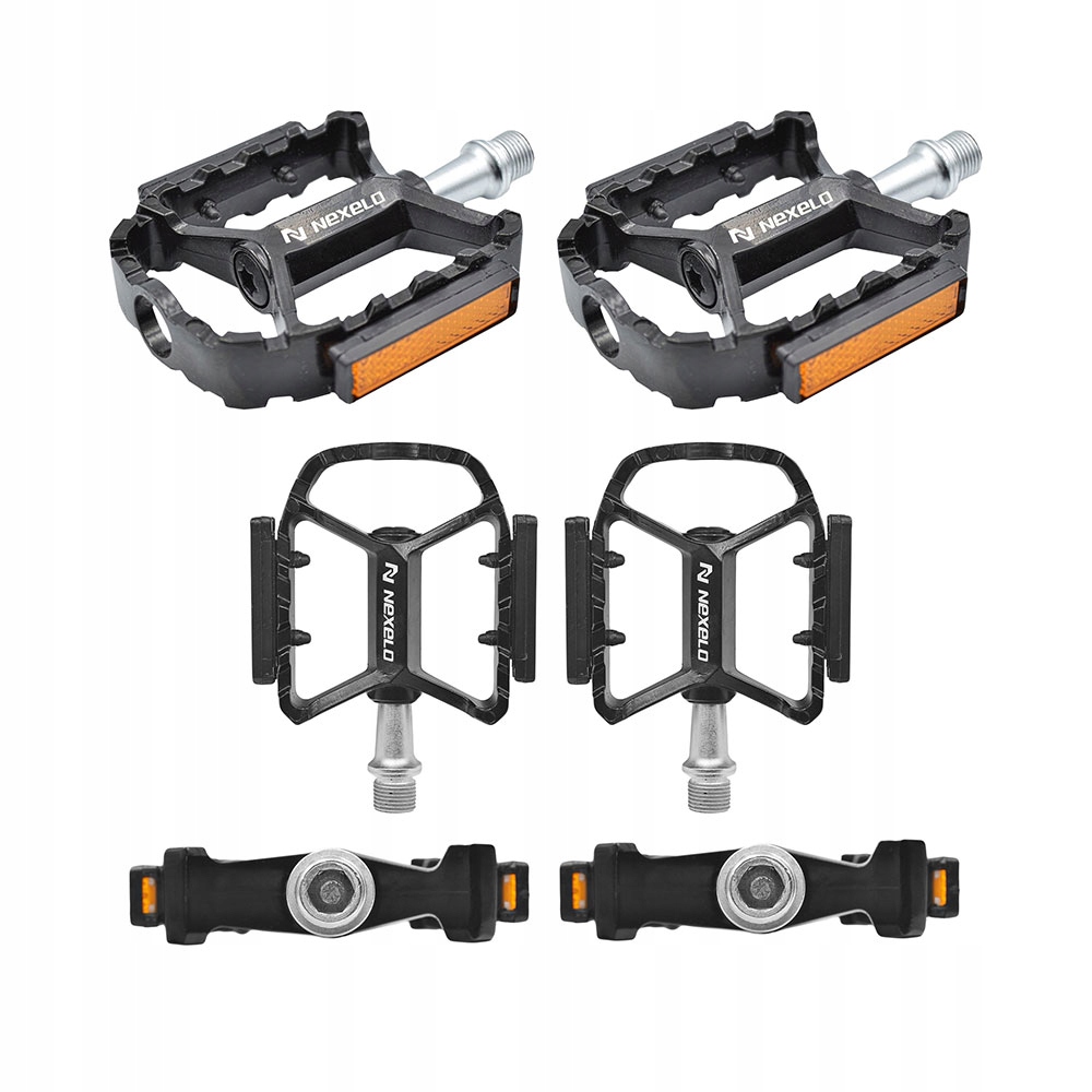 

Pedały aluminiowe Bmx/mtb srebrne Nexelo