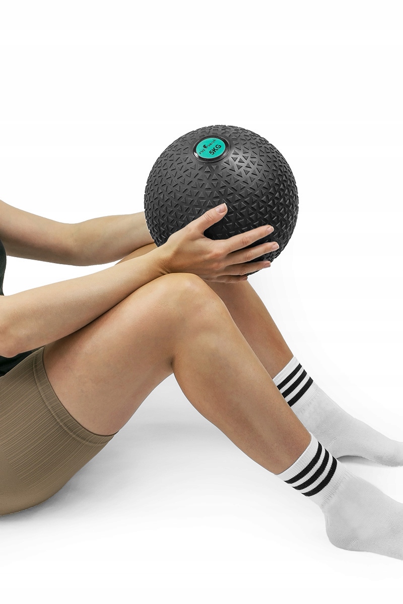 PIŁKA REHABILITACYJNA LEKARSKA TRENINGOWA DO ĆWICZEŃ SLAM BALL 5KG Model Piłka treningowa 5kg do ćwiczeń slam ball