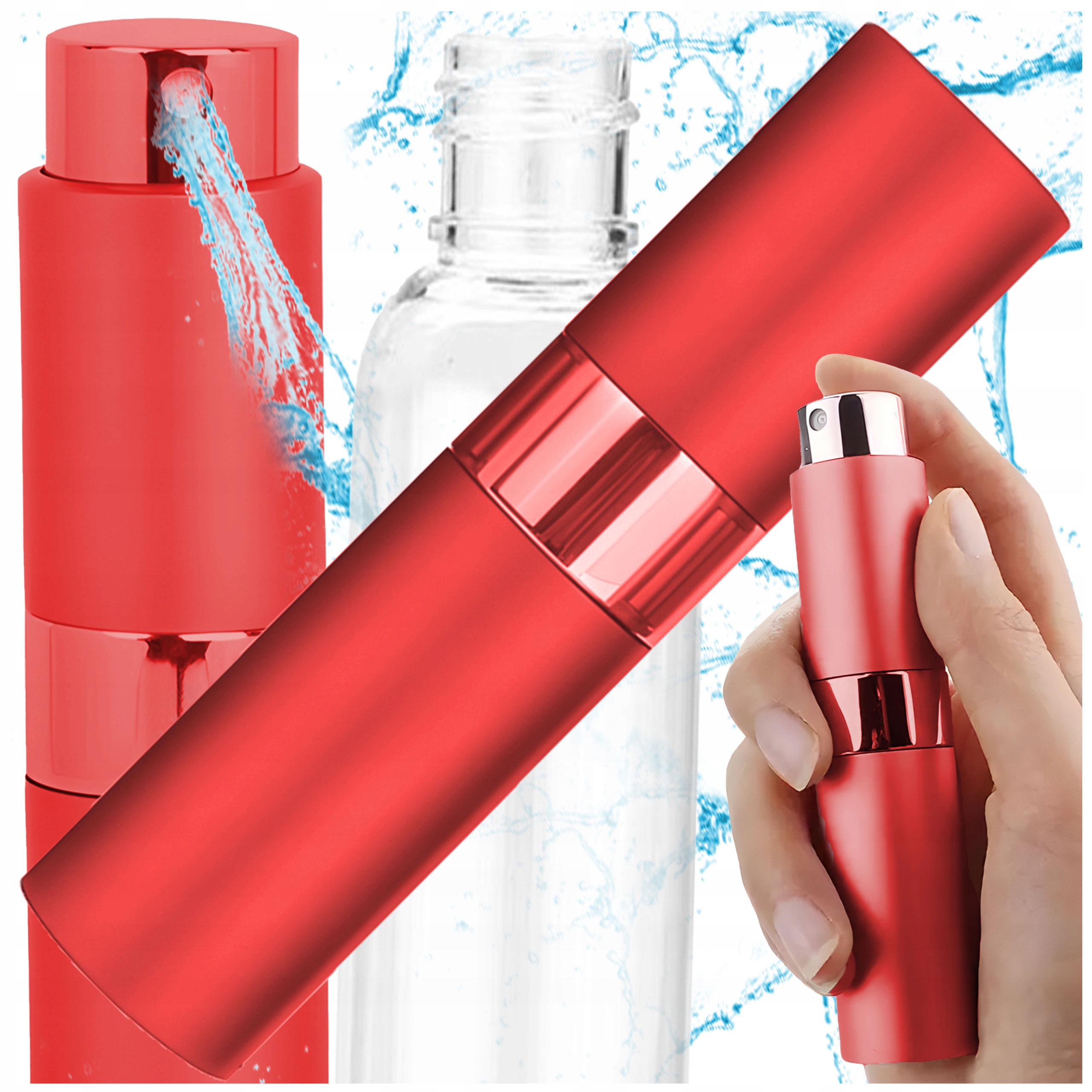 Podróżny Atomizer do Perfum 8ml Butelka Flakonik na Perfumy Przekręcany LUX