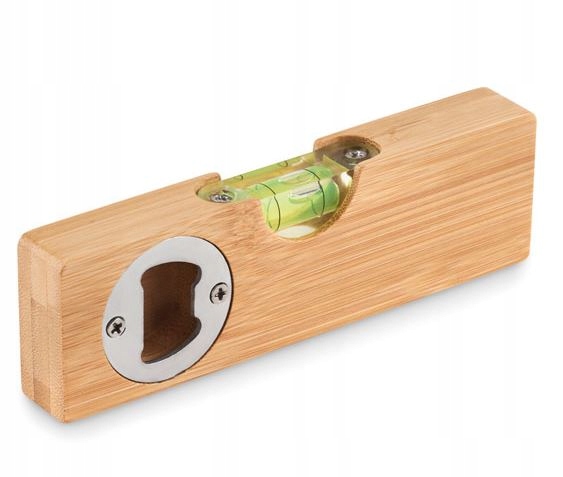 Poziomnica bambusowa z otwieraczem Rodzaj stałe
