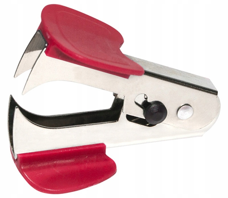 

Rozszywacz z blokadą czerwony metalowy biurowy