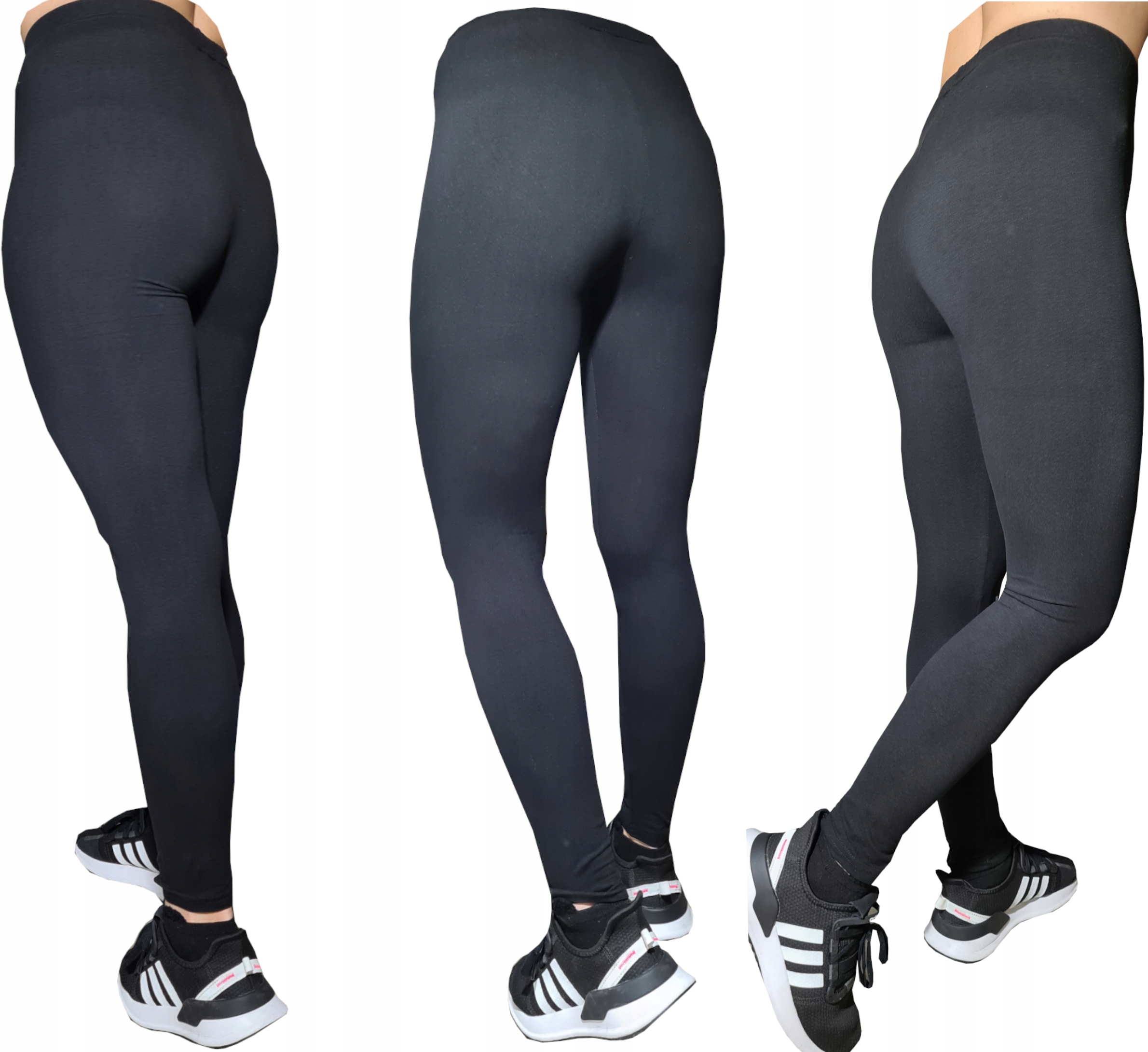 

Leginsy damskie czarne fitness sport bieganie S/m