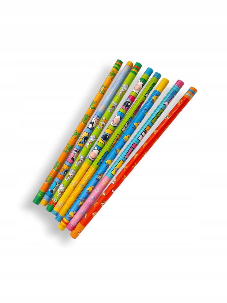 Ołówek Majewski z nadrukiem 8 szt.
