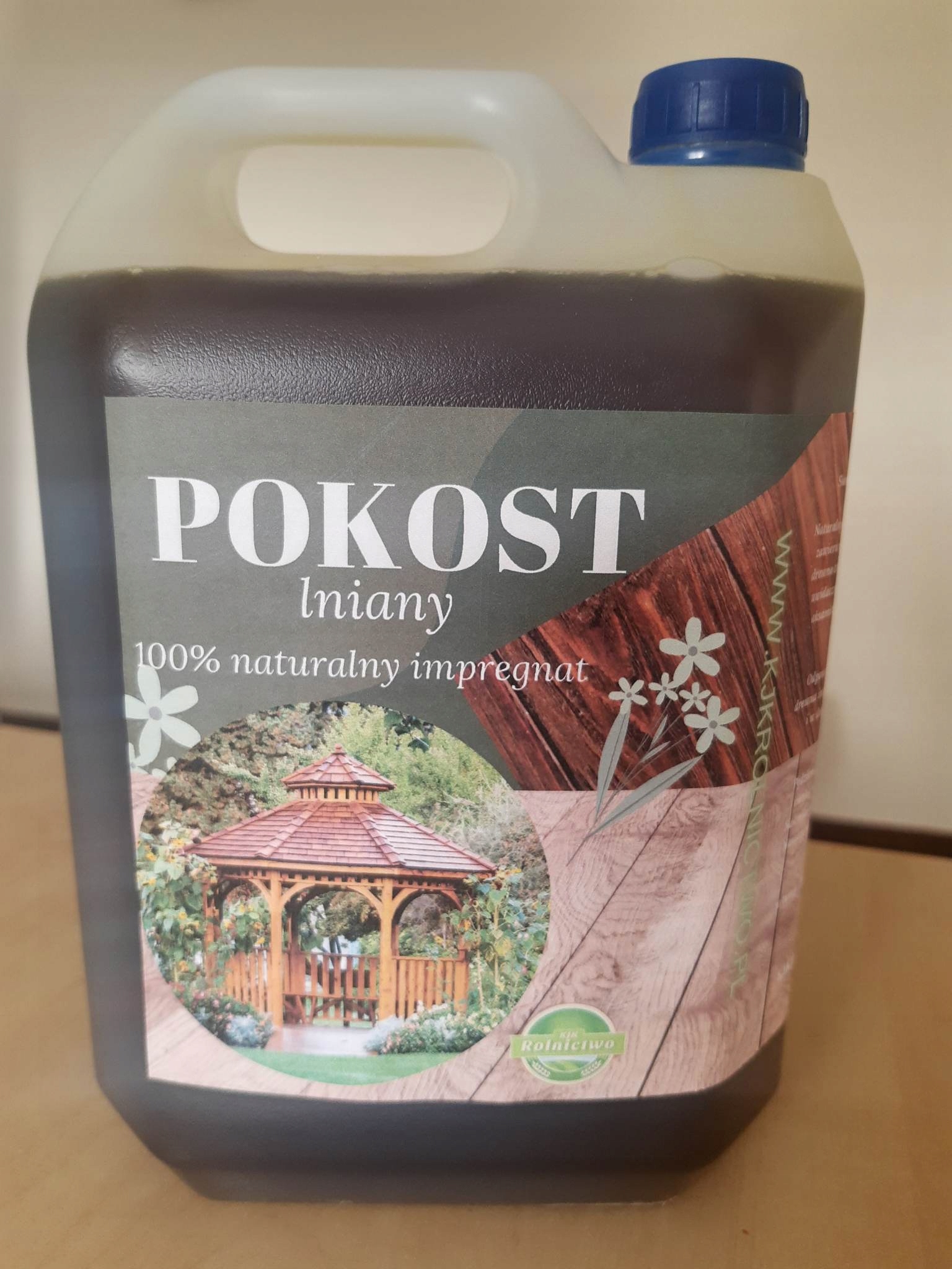 Pokost impregnat lniany 100% do drewna 5 l