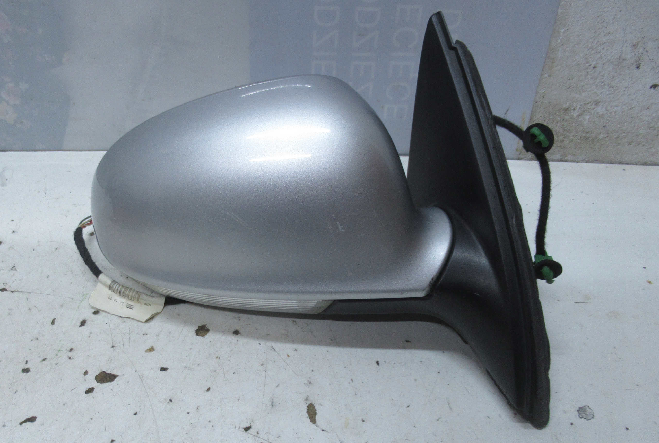 VW GOLF VI 09R mirror right 9PIN LA7W ANGLIK