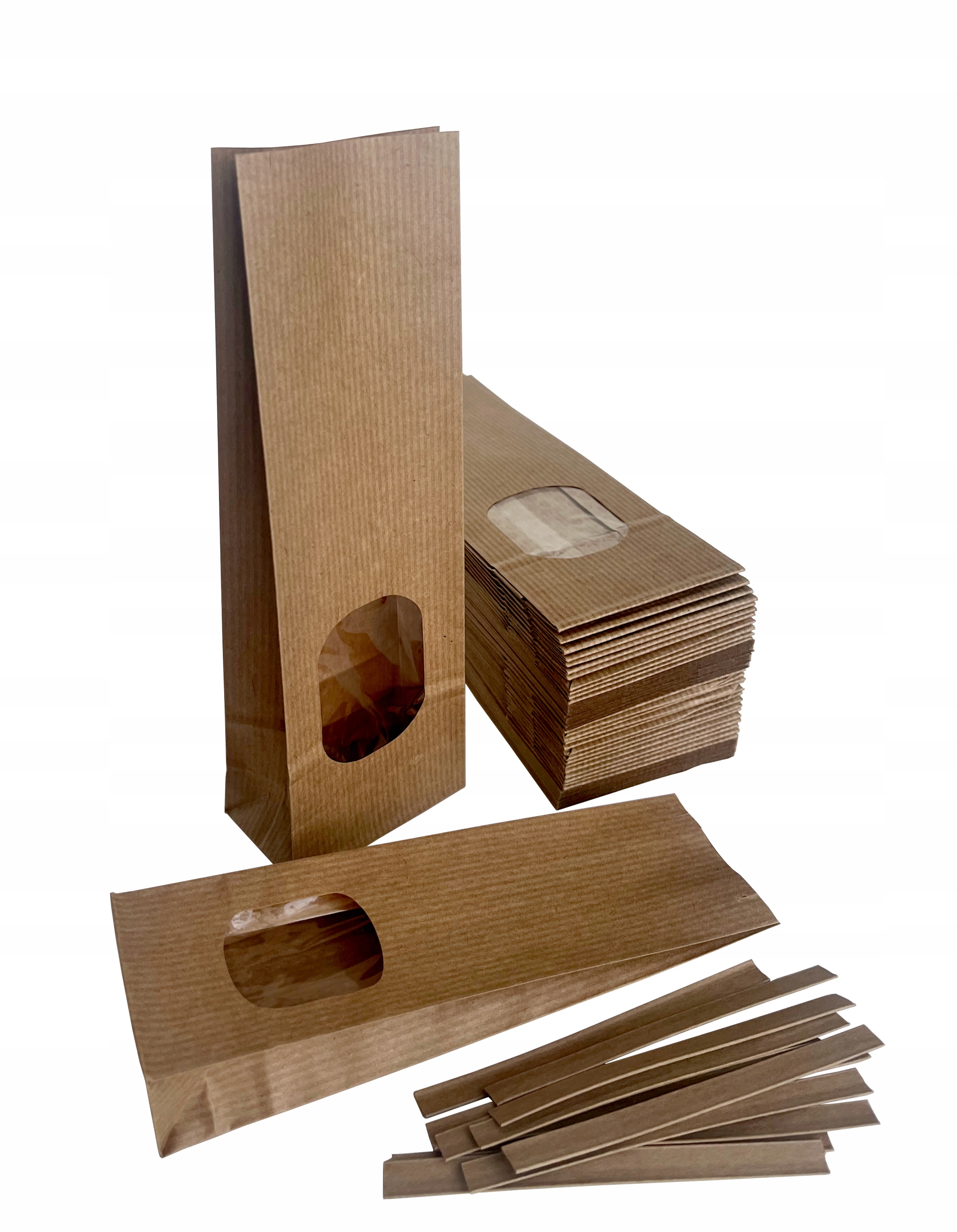 TOREBKA Z OKIENKIEM DO HERBATY + ZAMKNIĘCIE 50SZT Marka inna