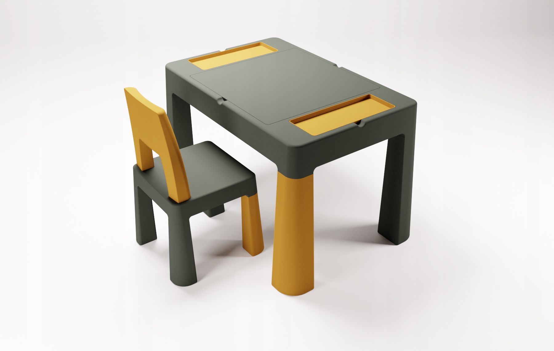 TEGGI MEBLE DZIECIĘCE STOLIK 2 KRZESŁA MULTIFUN Marka Tega Baby