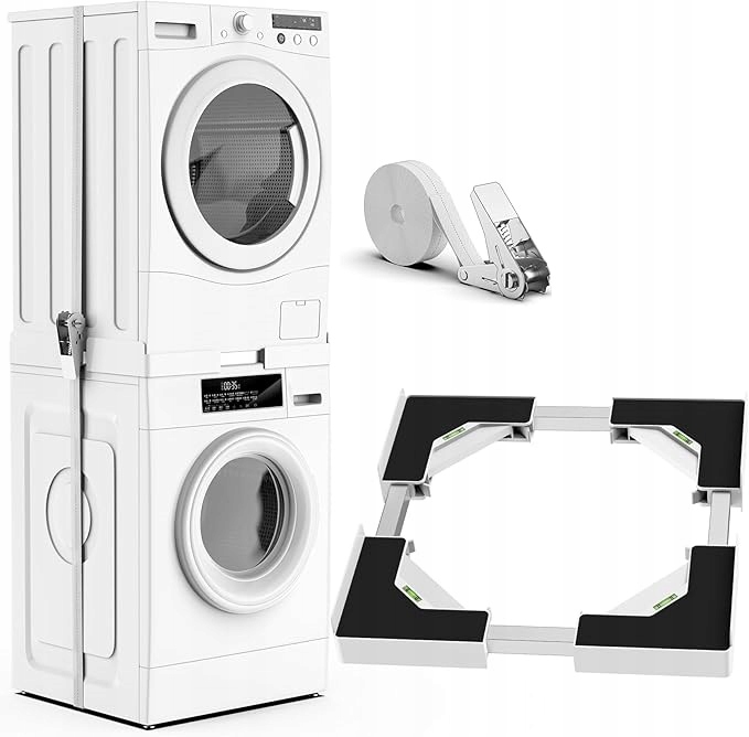 Uniwersalny zestaw do łączenia pralki i suszarki bębnowej
