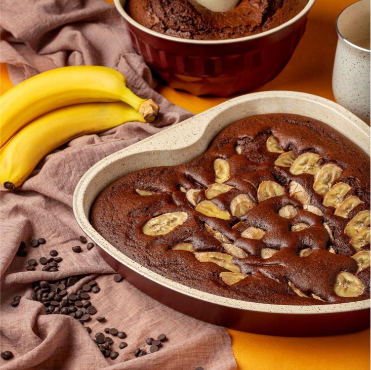 FORMA FOREMKA BLACHA GRANITOWA DO PIECZENIA SERCE Wysokość produktu 5 cm