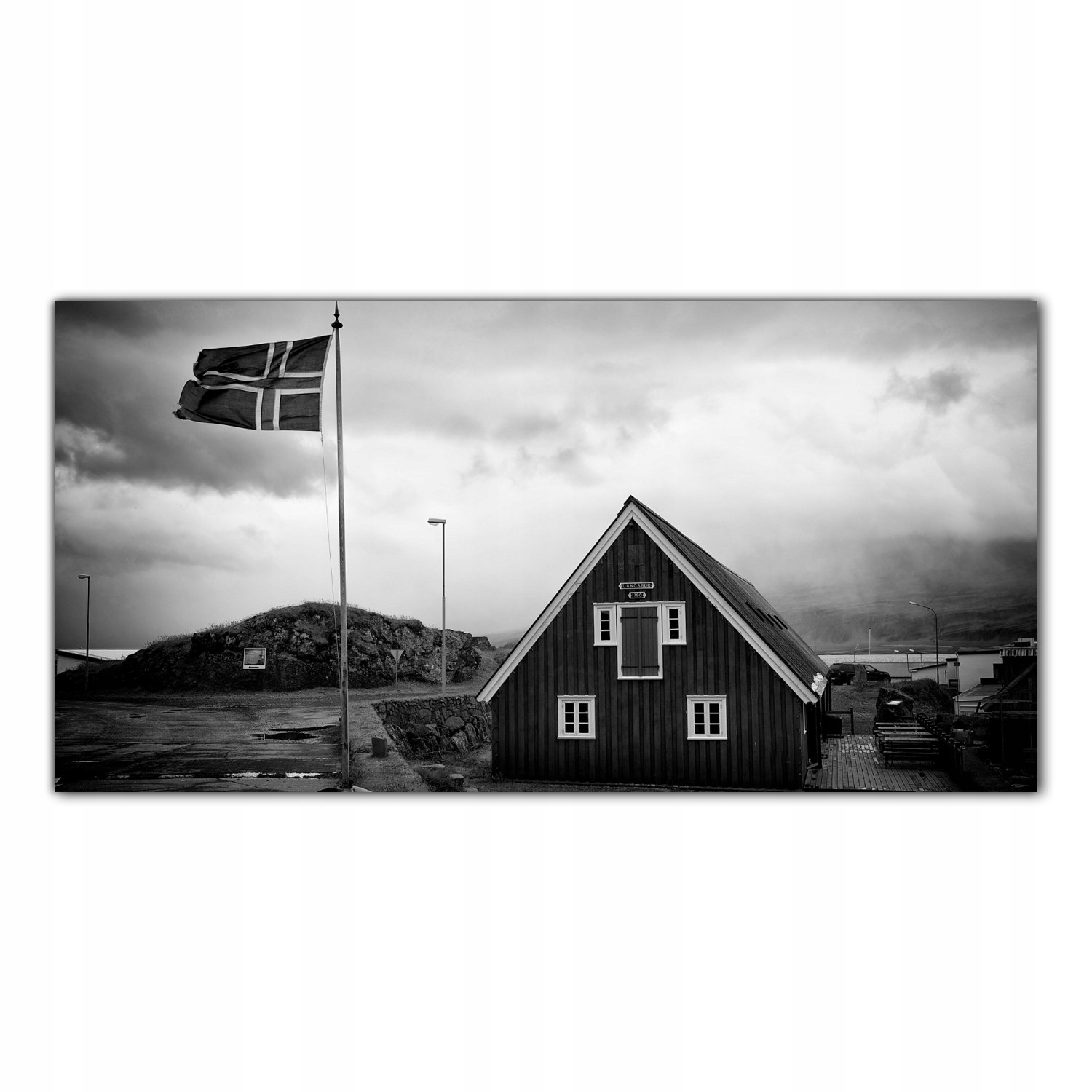 

Hartowany Obraz Szklany Islandia Wybrzeże 120x60