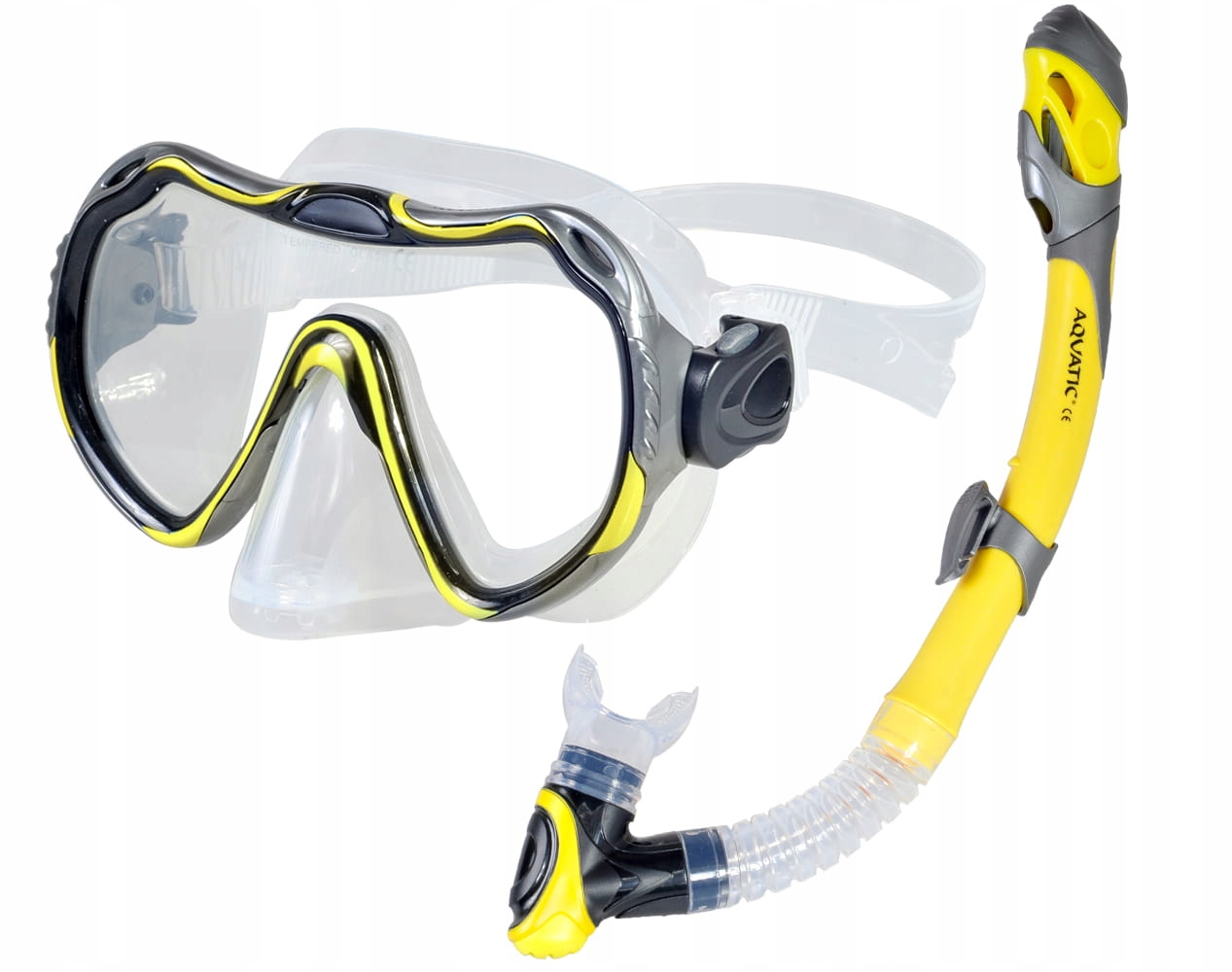 ZESTAW do NURKOWANIA maska JAVA fajka ELBA