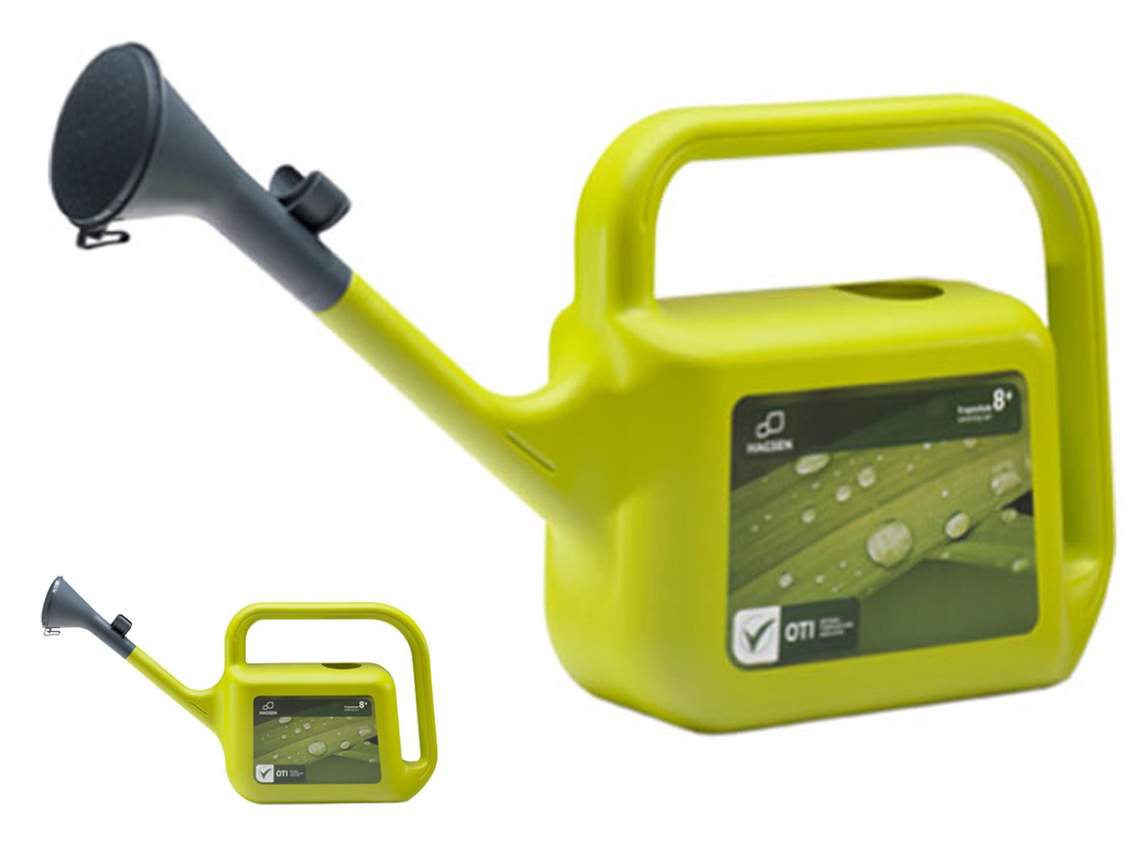 

Konewka Trapezium ergonomiczna 8L zielona Hagsen