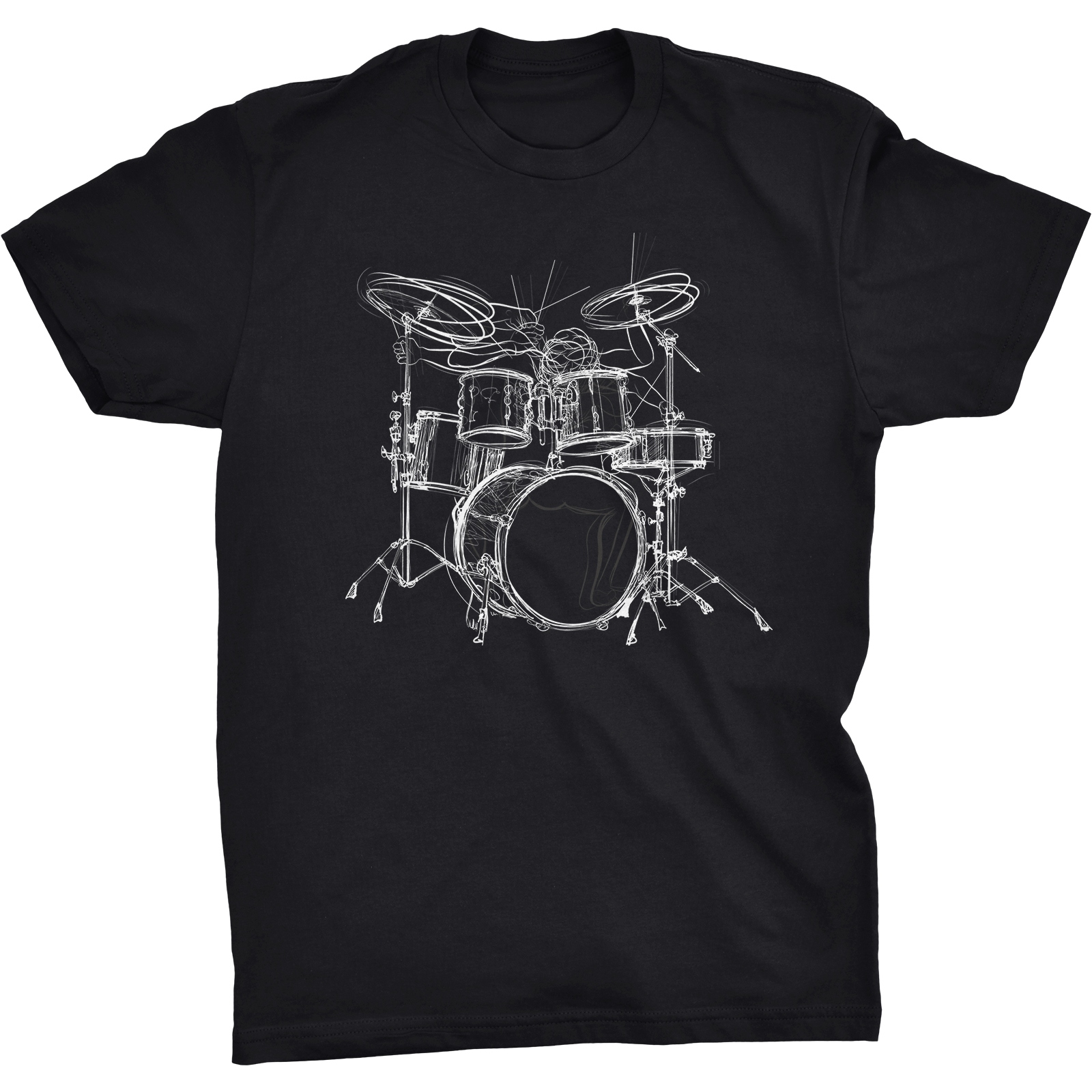 

Drummer Sketch Koszulka Dla Perkusisty Perkusja