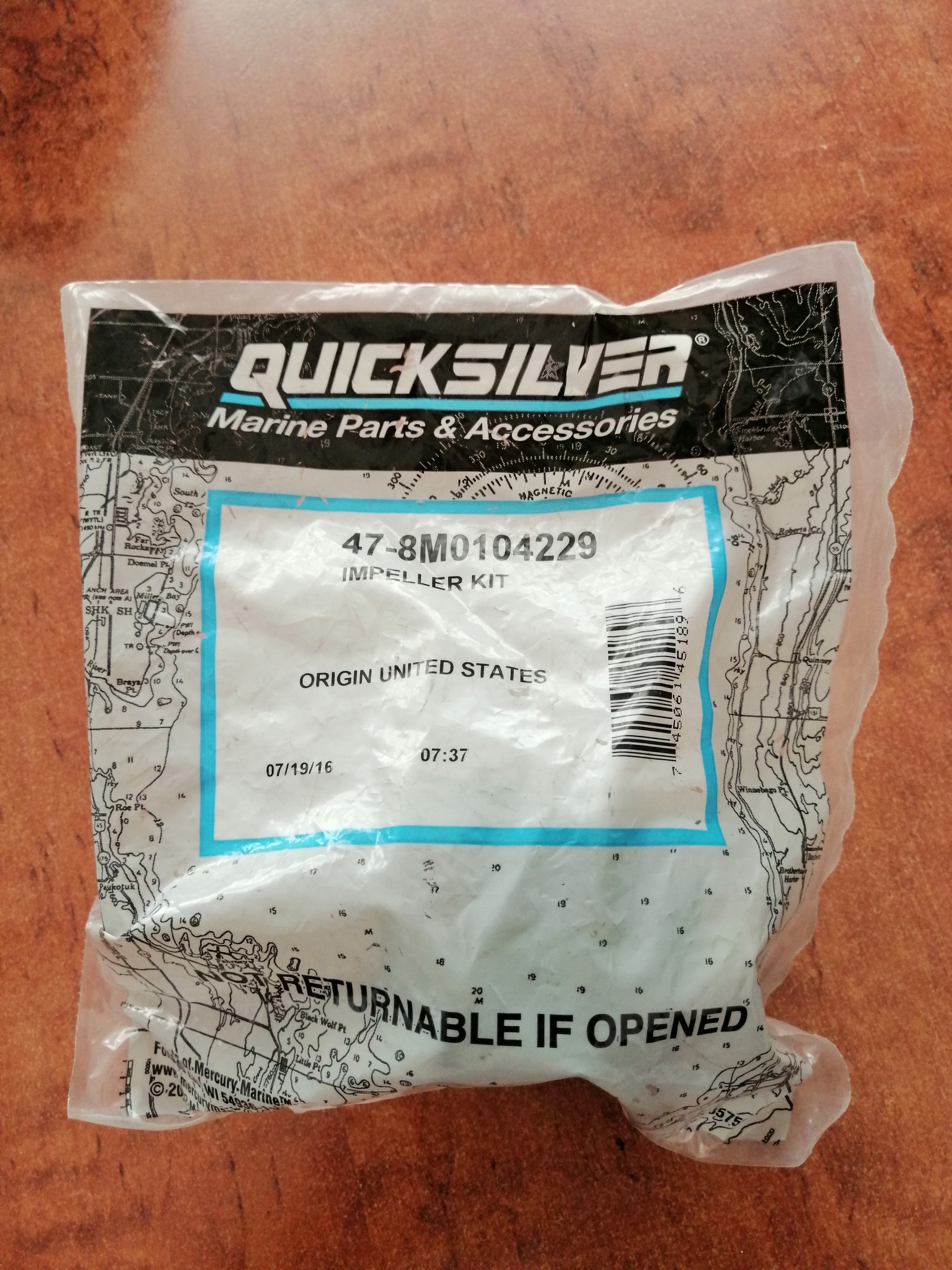 47-8M0104229 - Водяной Насос Mercruiser Impeller Крыльчатка