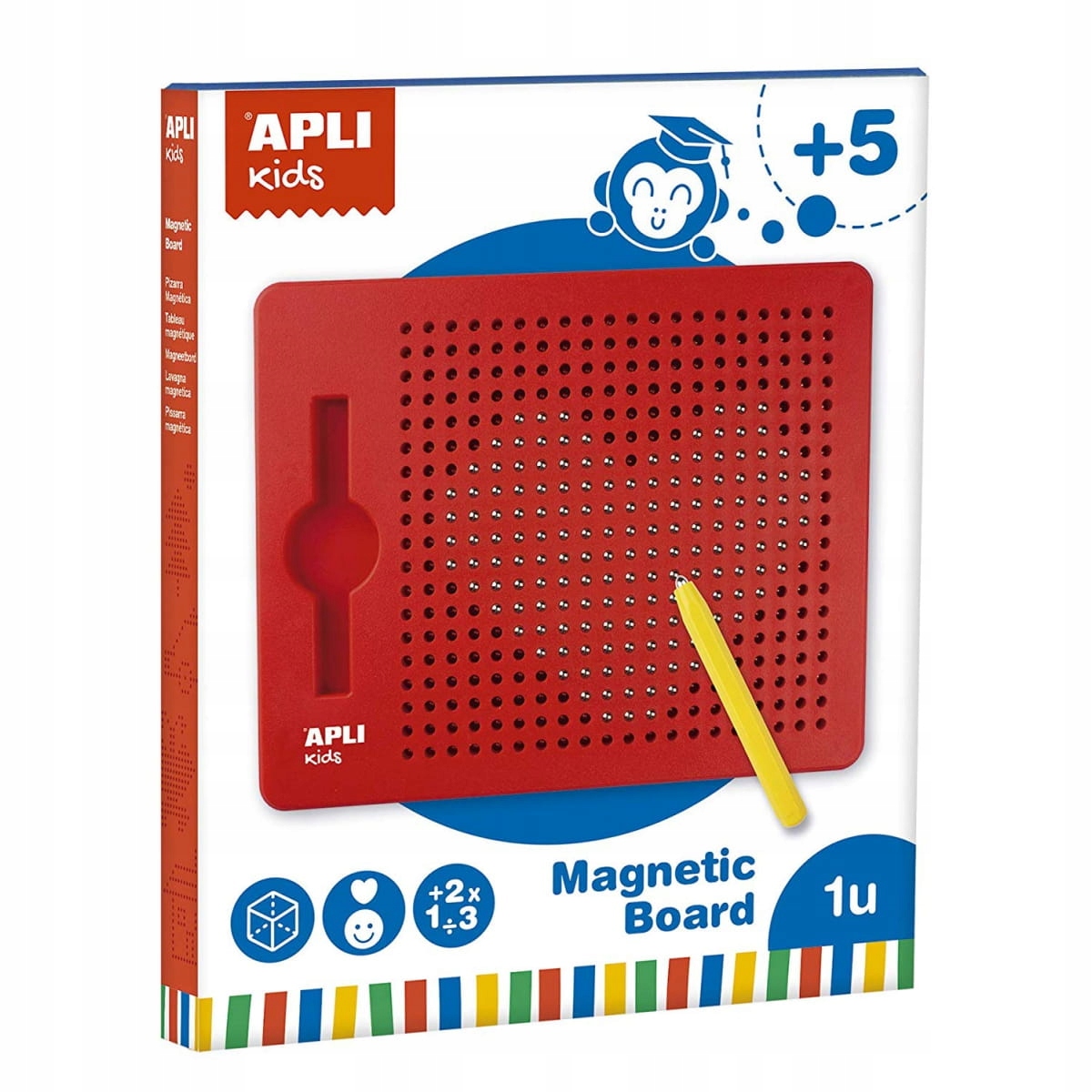 

Magnetyczna tablica z rysikiem kuleczki Apli Kids