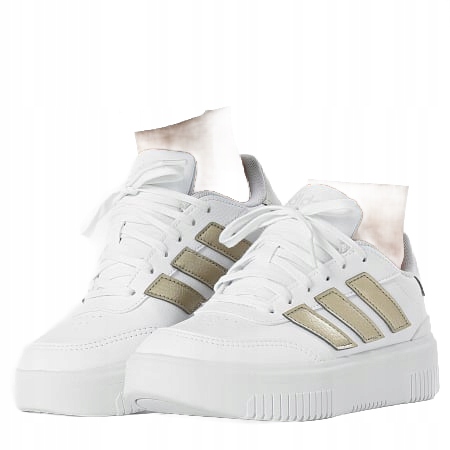 Adidas Bílé Dámské Sportovní Boty Se Zlatými Pruhy 37 1/3 6DA