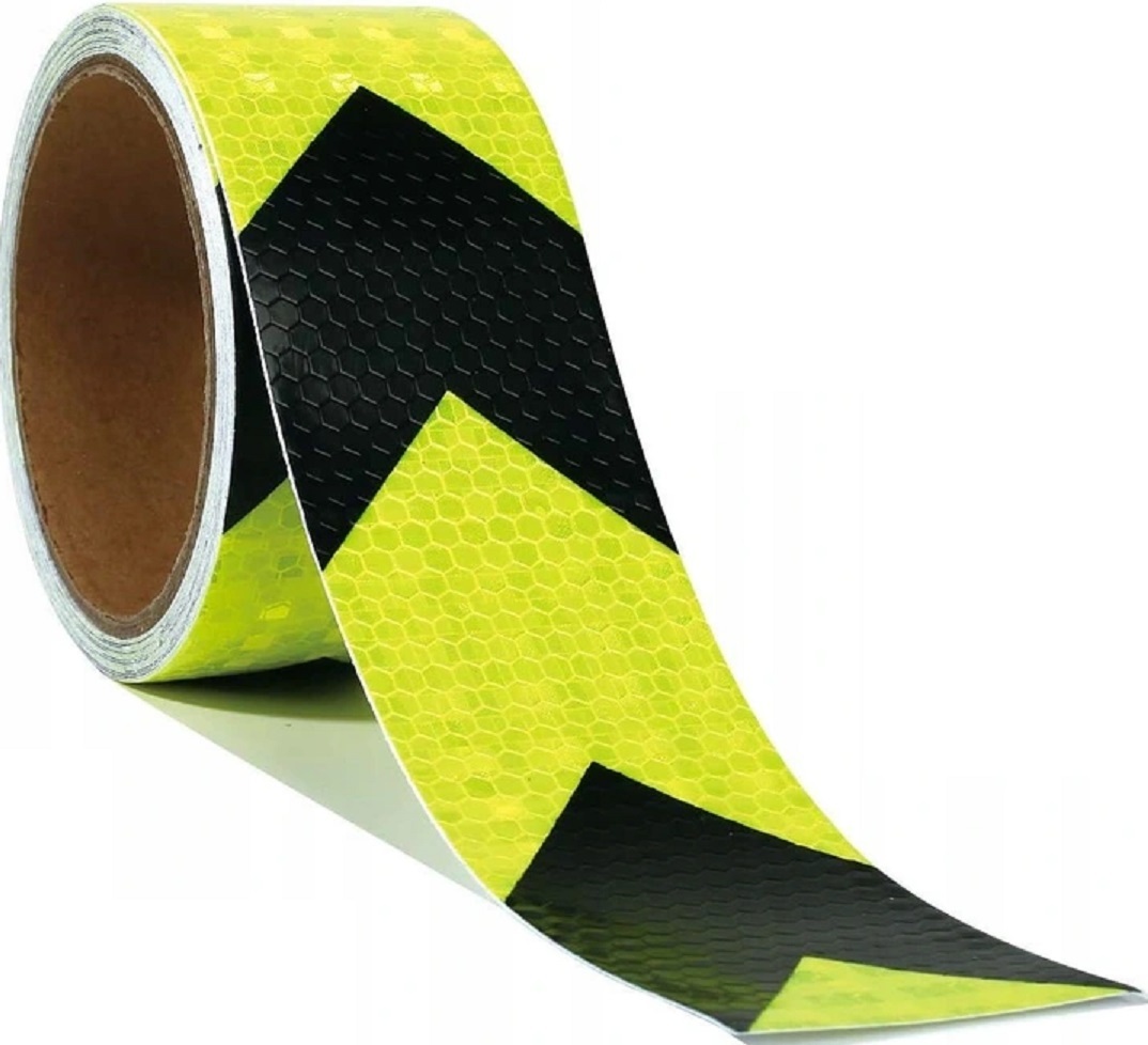 TAŚMA ODBLASKOWA ŻÓŁTA SAMOPRZYLEPNA KONTUROWA 5m