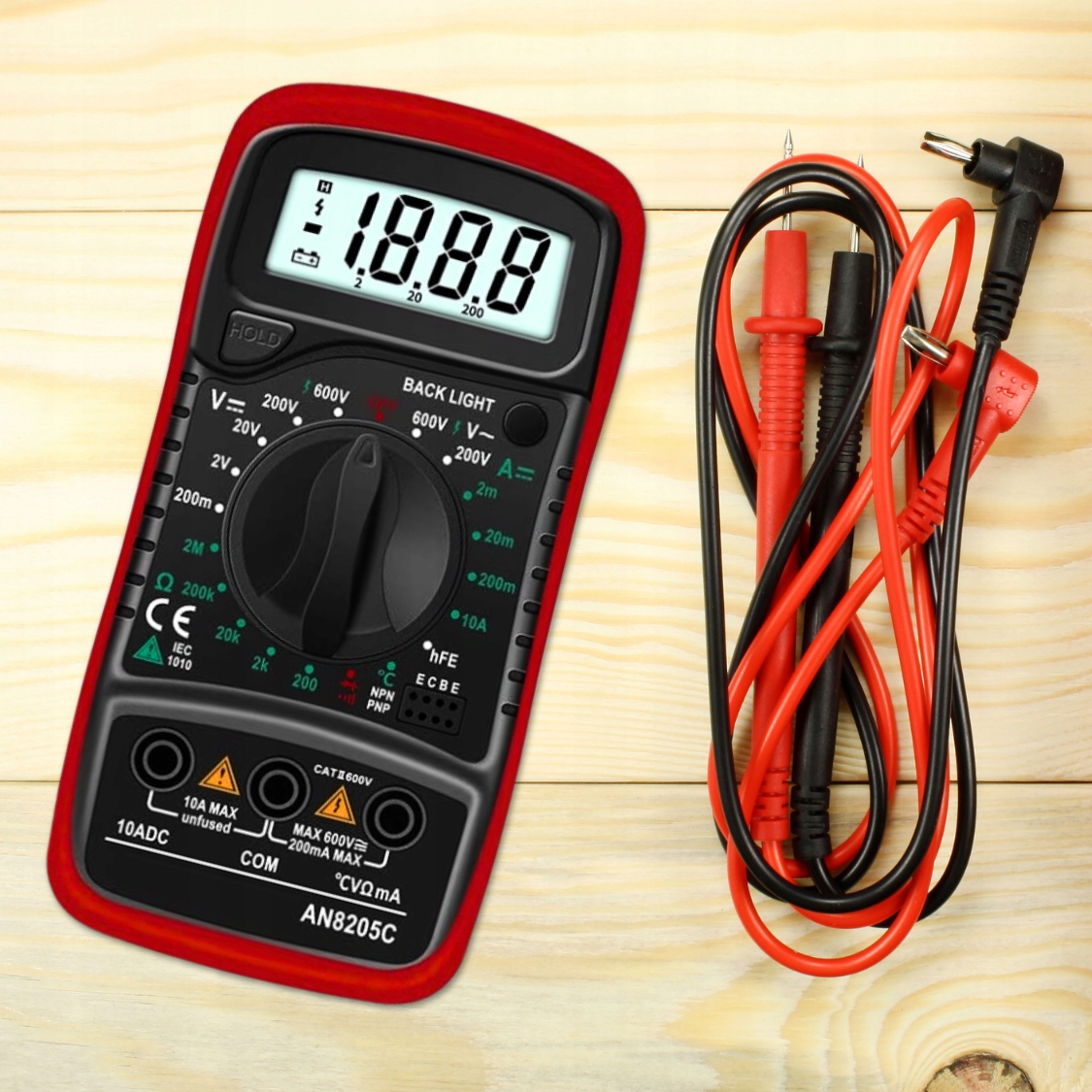 MIERNIK MULTIMETR CYFROWY PRĄDU NAPIĘCIA LCD TESTER UNIWERSALNY AC DC 10A Marka MEMFLOW