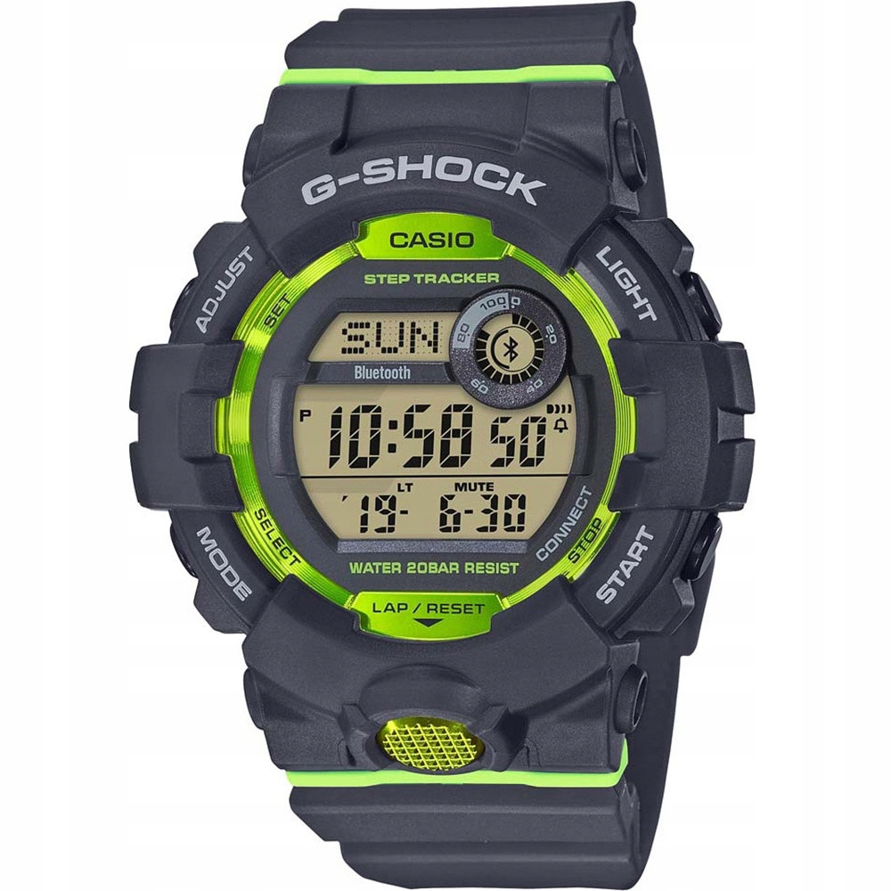 Casio G-Shock GBD-800-8ER Bluetooth 200m Šedé