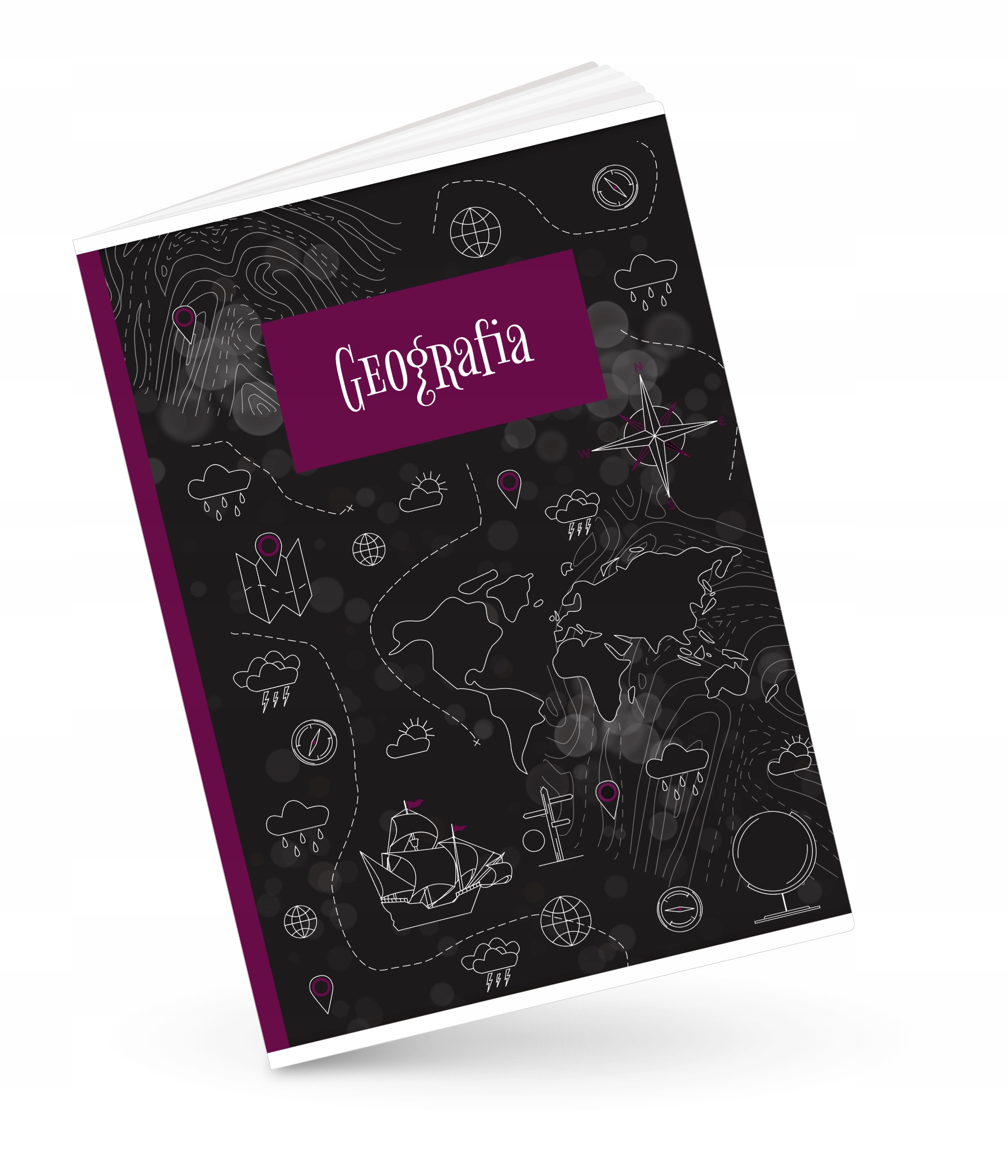 

Zeszyt Sebit A5/60 Geografia krata Ściąga