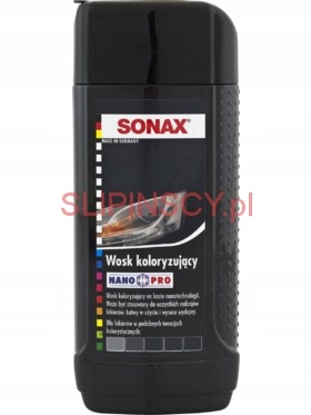 

Sonax Wosk Koloryzujący Czarny 250 ml
