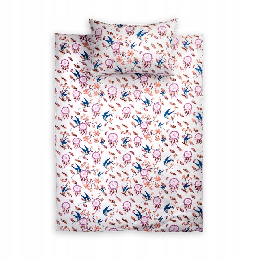 POŚCIEL 40x60 DO ŁÓŻKA KOMPLET 100x135 JASKÓŁKI