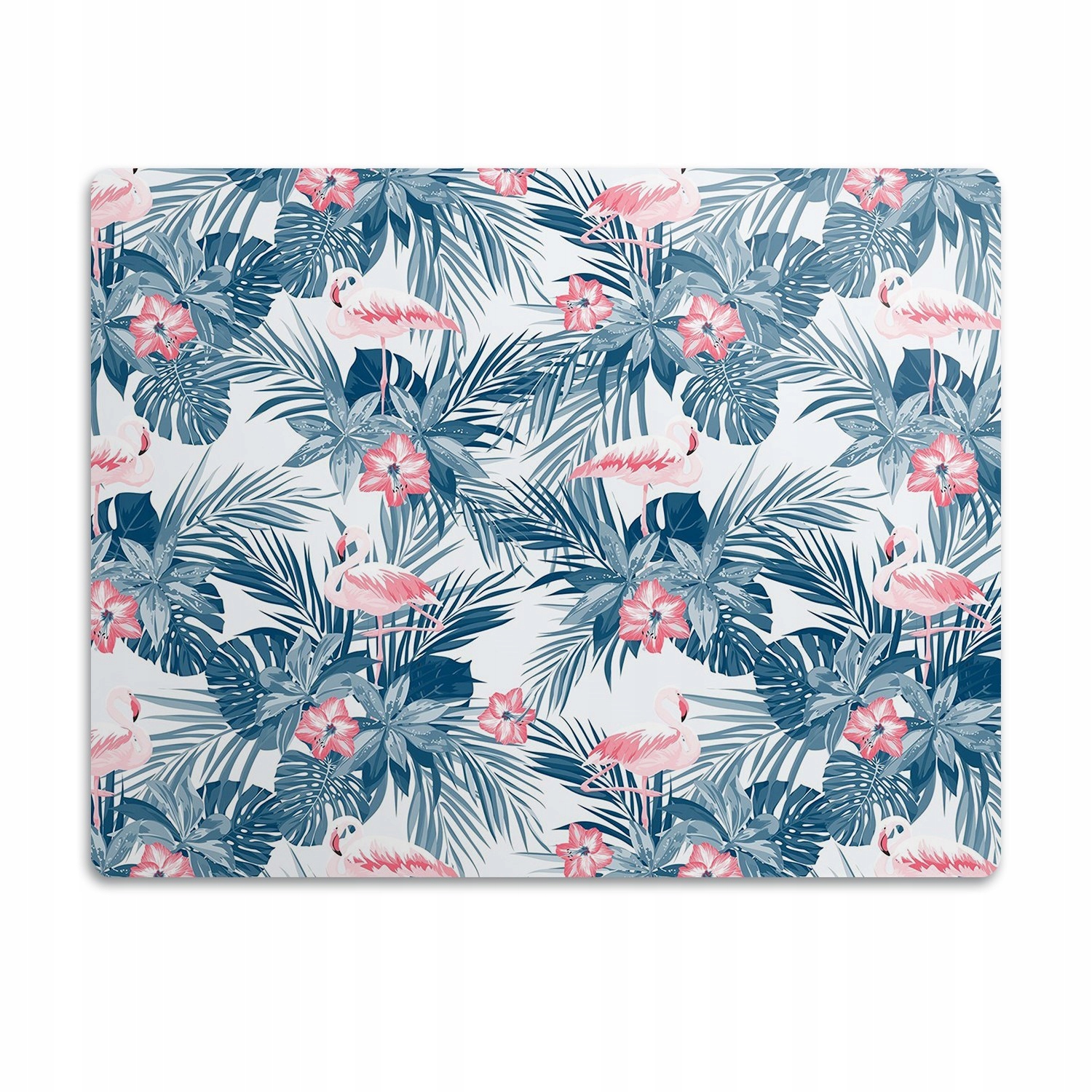 Levně Podložka pod misku pro psa kočku Plameňák a skvrny 90x60