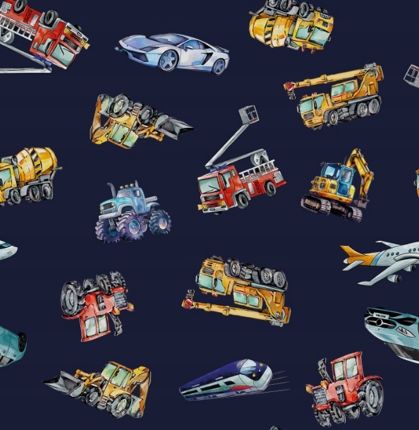 SPODNIE przeciwdeszczowe ściągacz WÓZ STRAŻACKI TRAKTOR KOPARKA AUTO R. 104 Rozmiar (new) 104 (99 - 104 cm)