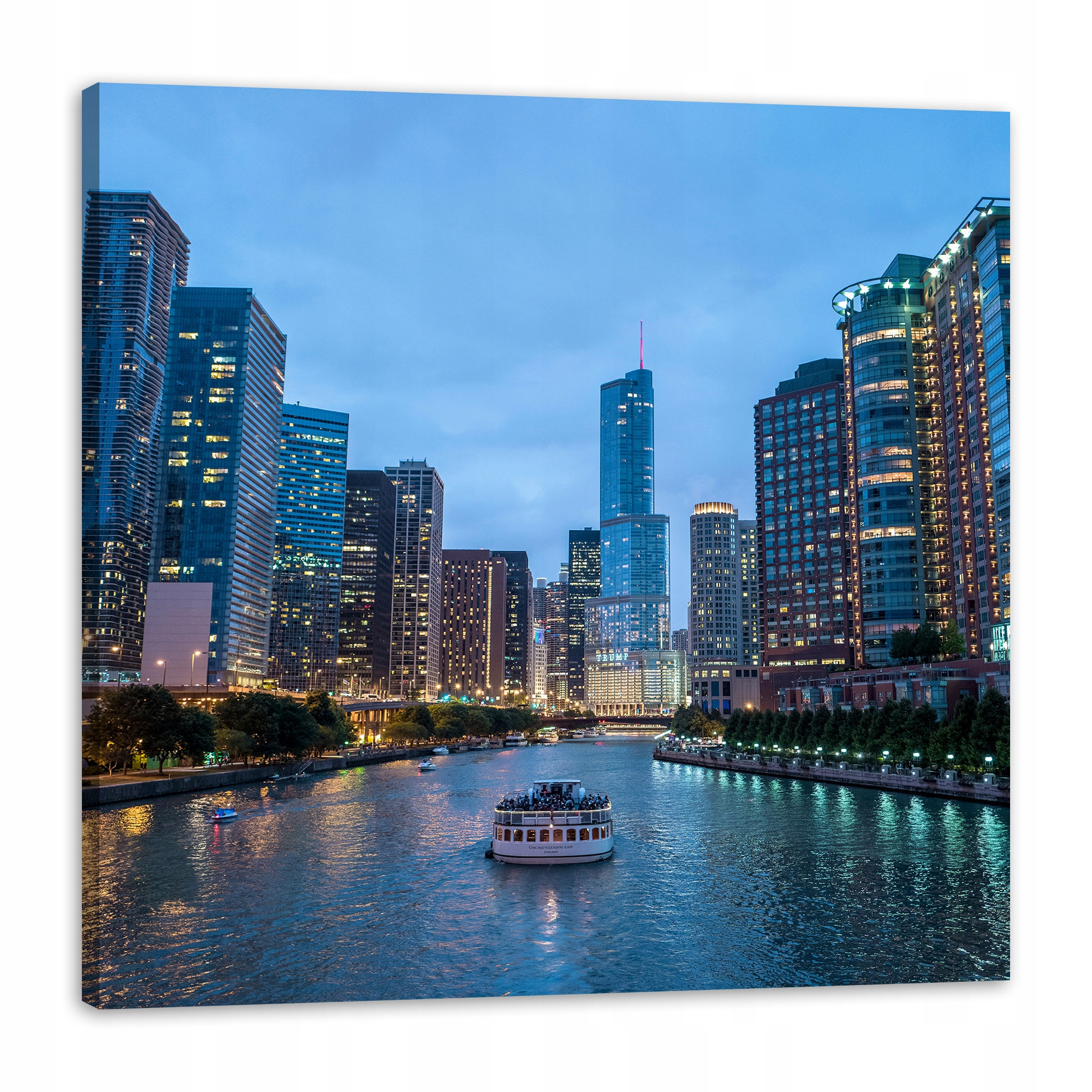 Obrazy na plátně Architektura Chicago 80x80 cm