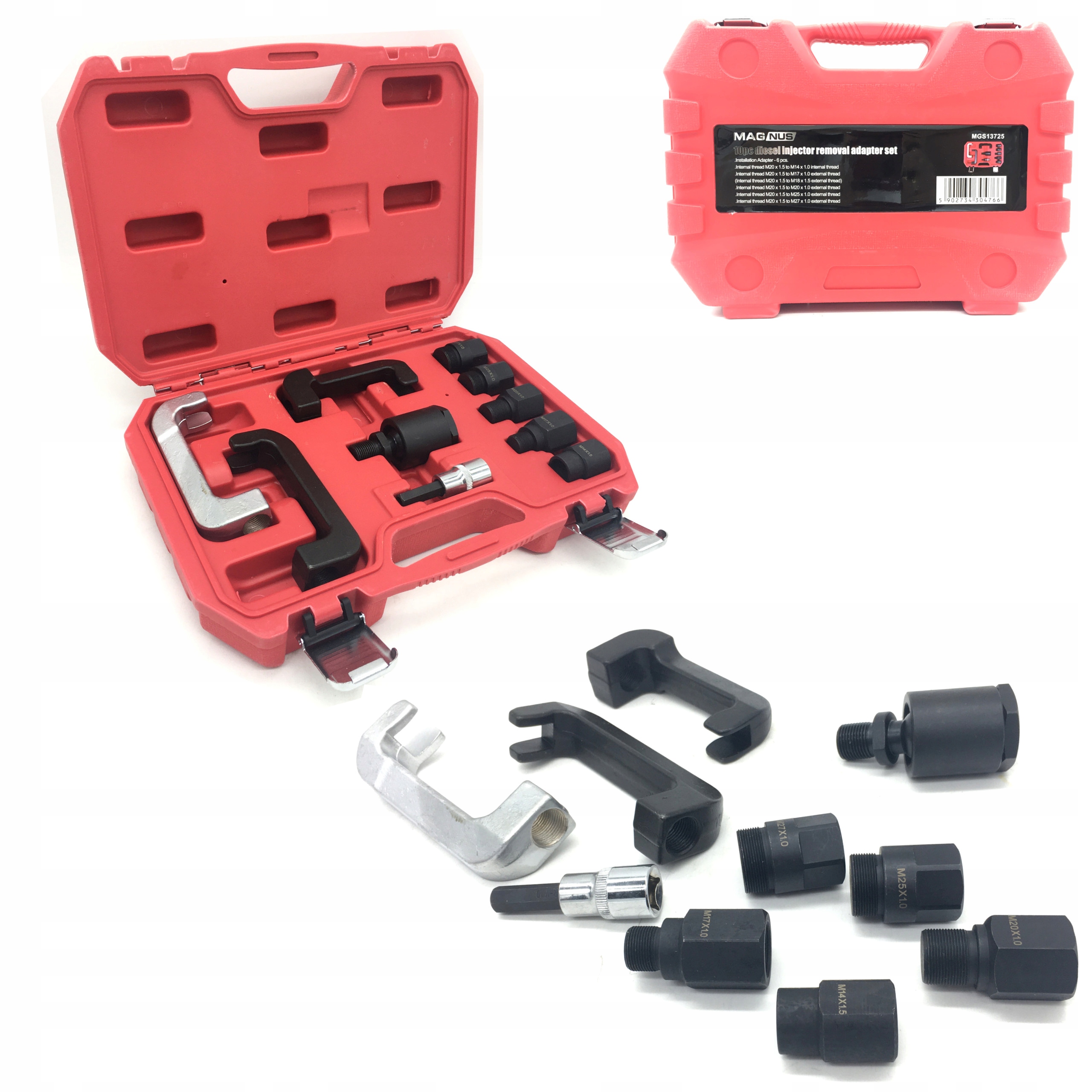 

Zestaw Adapterów Do Wtryskiwaczy Klucze 10szt