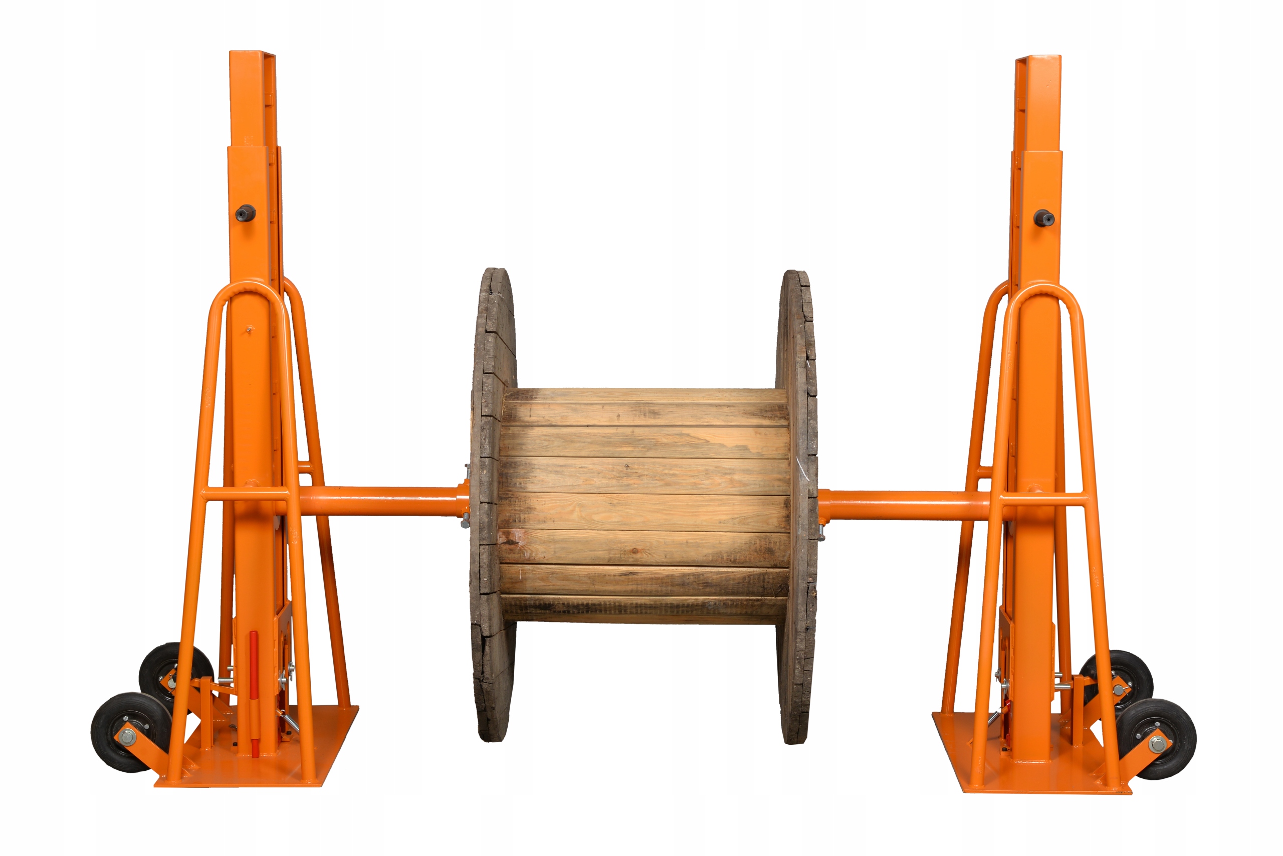 Podnośnik do bębnów kablowych 15 ton z osią łożyskowaną