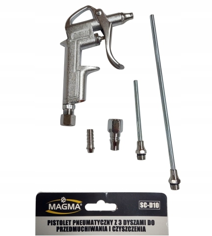 

Pistolet do przedmuchiwania z długą dyszą zestaw