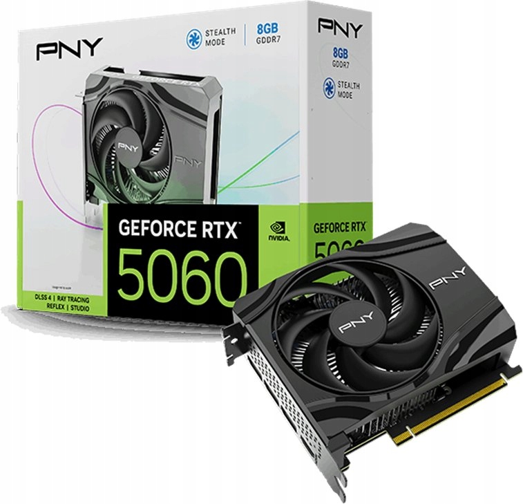 Karta Graficzna Pny GeForce Rtx 5060 Single Fan 8GB GDDR7 DLSS4