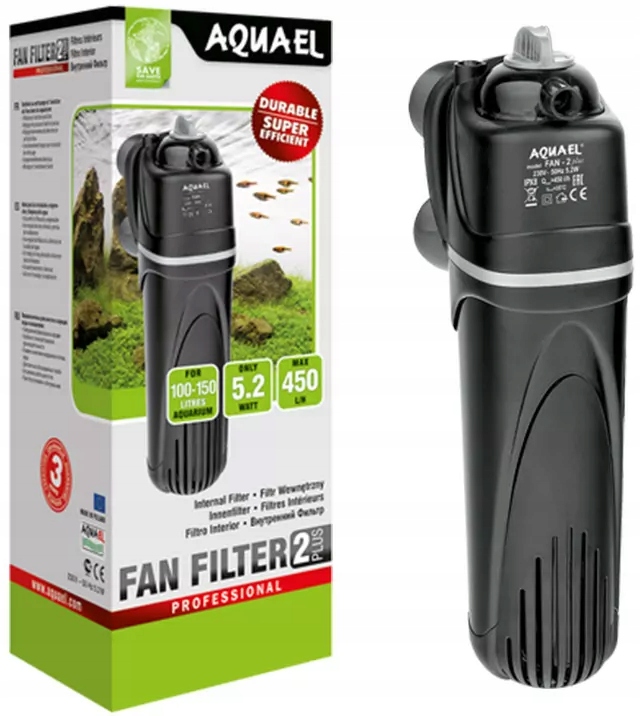 Levně Fan 2 Plus Vnitřní filtr do akvária 100-150 L Aquael 1 kus