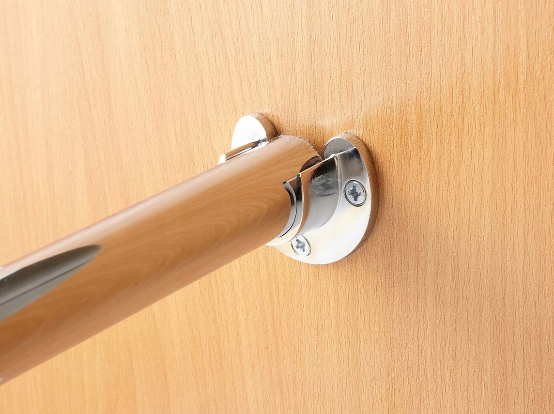 DRĄŻEK MEBLOWY 100cm + ROZETA OTWARTA (2SZT) CHROM c1 Marka Best-line