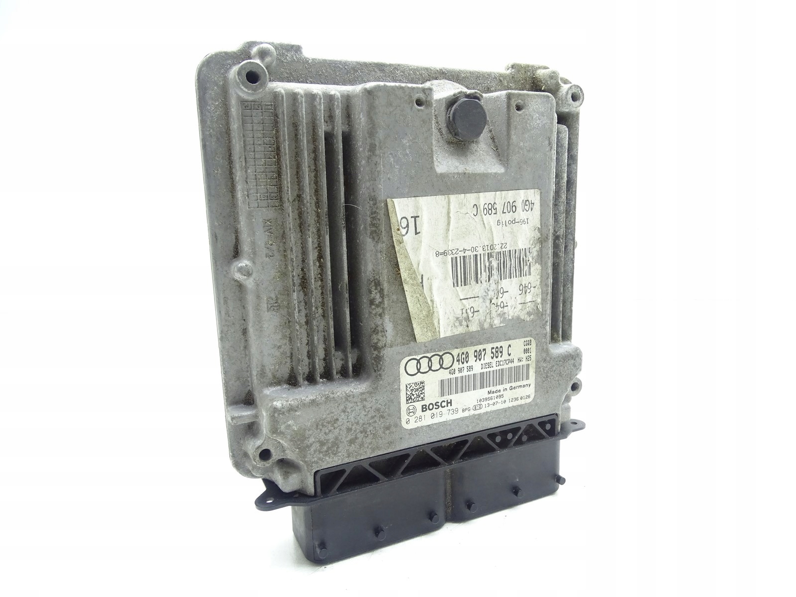 computer control unit of the engine ECU AUDI A6 C7 A7 4G 3.0 BiTDI 4G0907589C