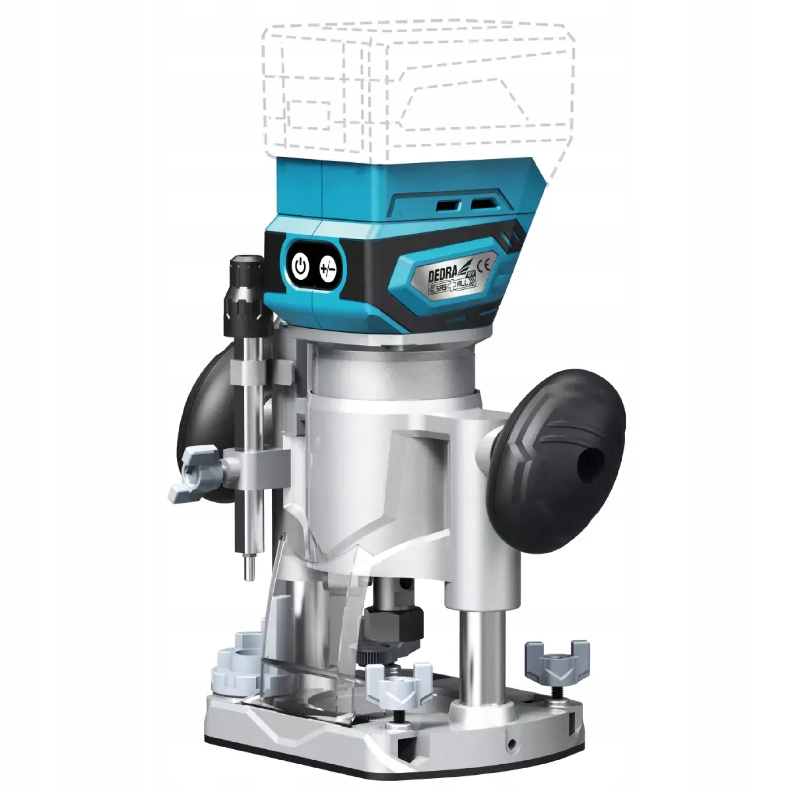 DEDRA FREZARKA GÓRNOWRZECIONOWA BEZSZCZOTKOWA 18V 28000RPM UCHWYT 6-8mm 4Ah Kod producenta DED7163