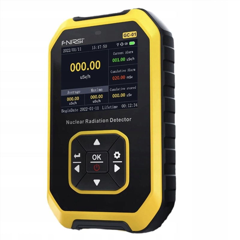 Fnirsi GC-01 Detektor radiace, dozimetr s digitálním displejem