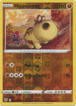 Hippopotas 079/189 Common Reverse Holo Pokemon
