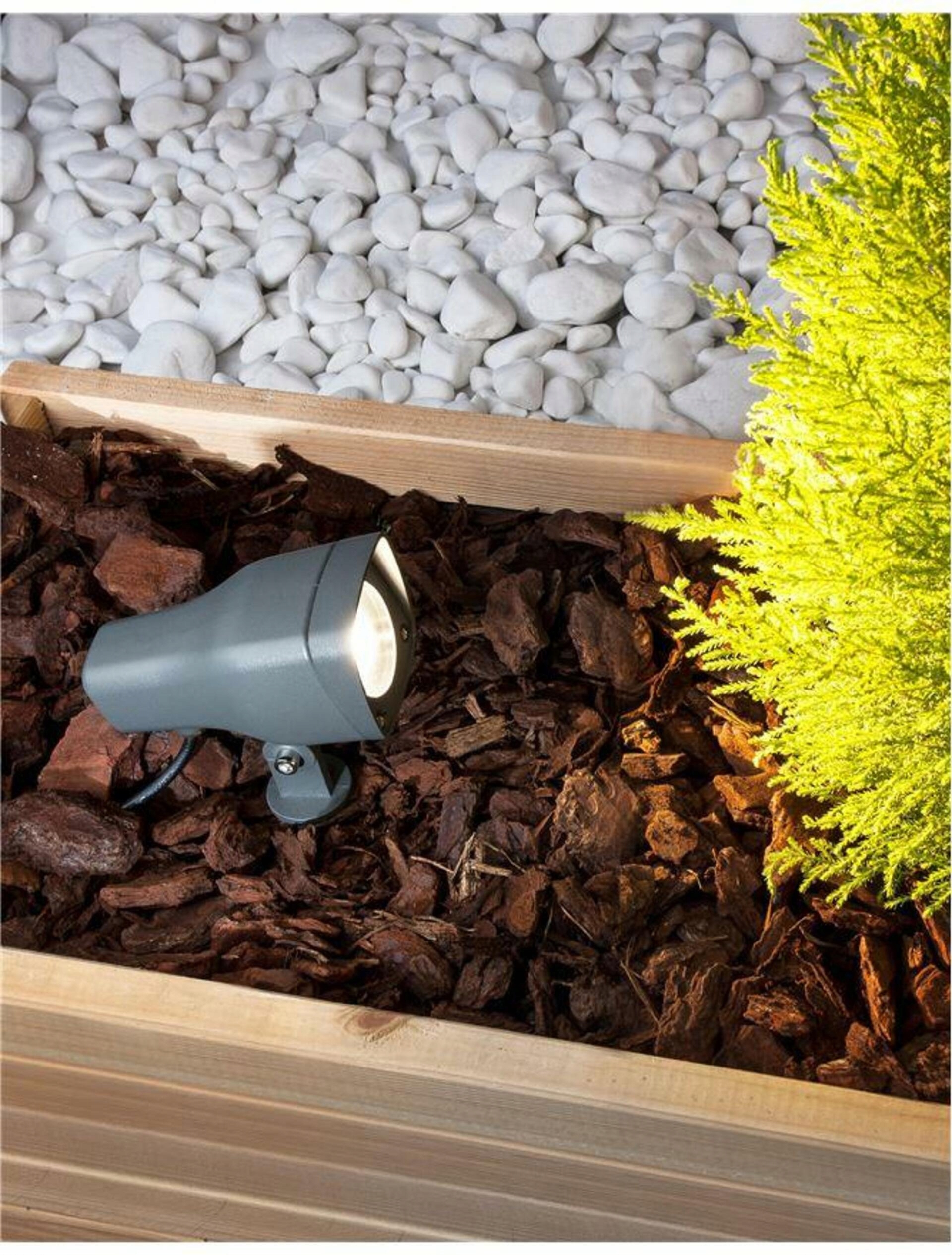 Nova Luce venkovní svítidlo s bodcem Inside tmavě šedý hliník a sklo GU10 1