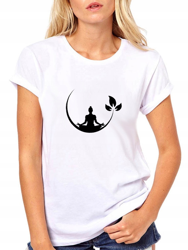 

T-shirt Koszulka Damska Z Nadrukiem Azja L