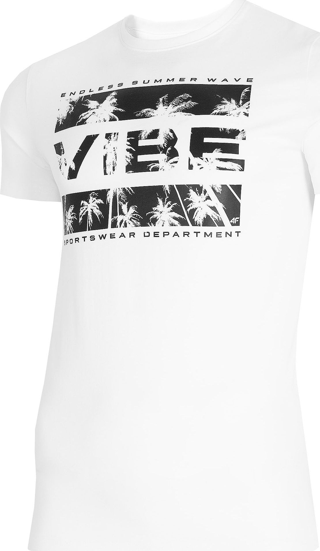 

T-shirt męski 4F H4L21-TSM026 biały r.3XL