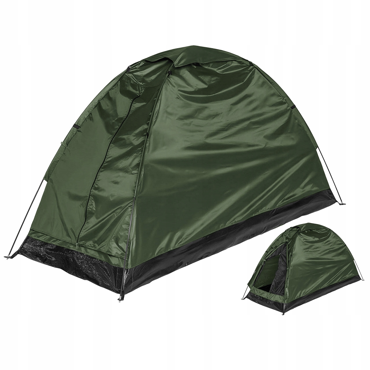 Namiot 1-osobowy turystyczny wojskowy Mfh Monodom podróżny lekki Olive