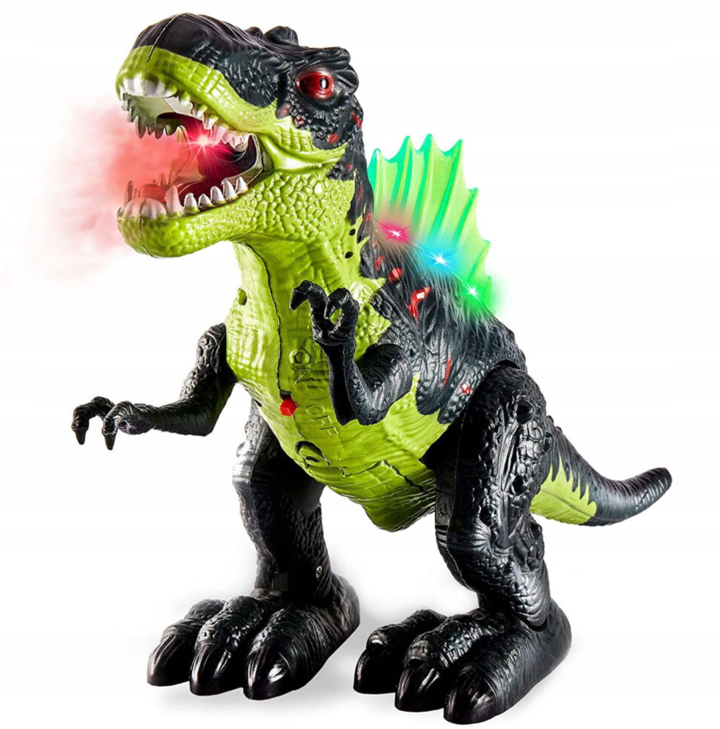 

Dinozaur T-rex Świeci Ryczy Chodzi Zieje Parą XXL
