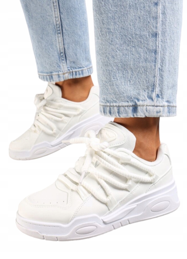 Dámské sportovní tenisky Adidasy Seastar na platformě, bílé, vel.